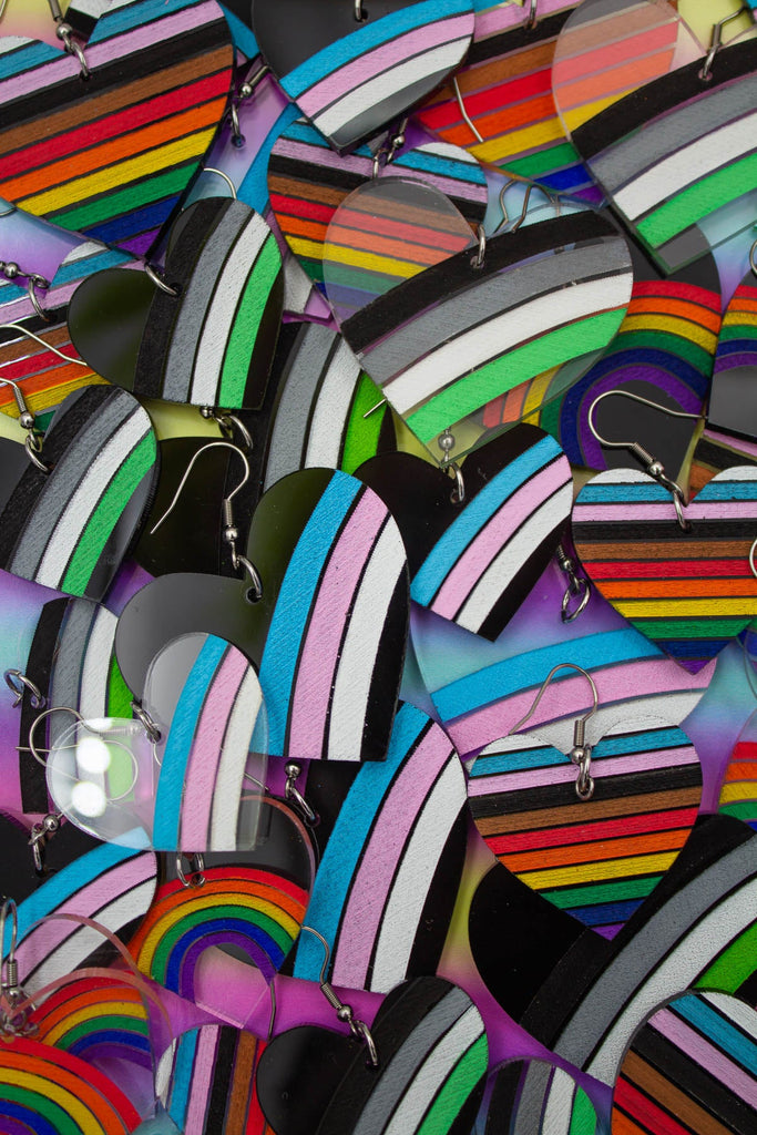 Acrylic pride flags by electric cat
