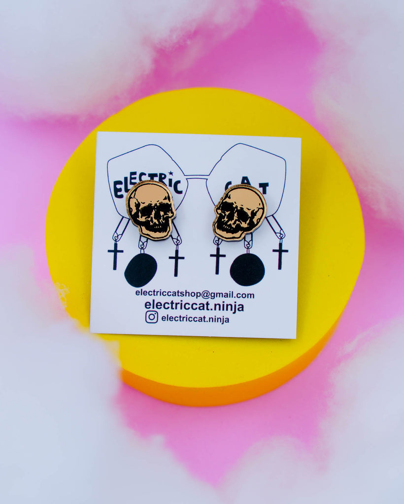 Happy Pill earrings by electric cat