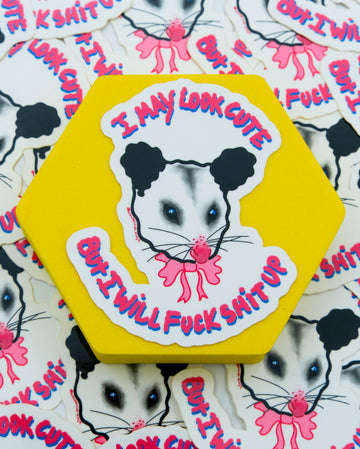 Possum sticker by electric cat