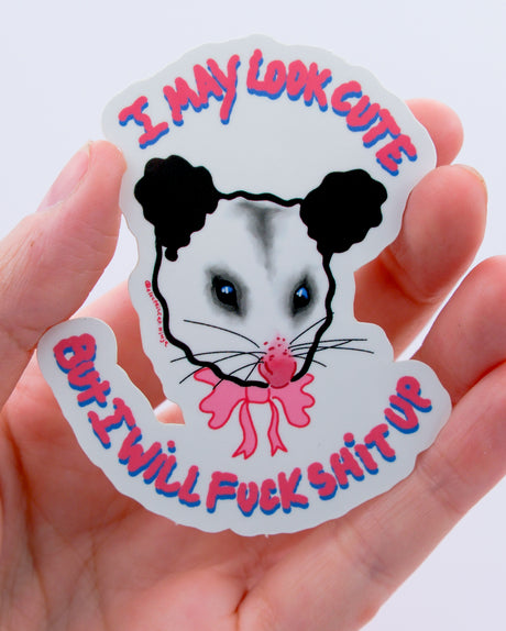 Possum sticker by electric cat