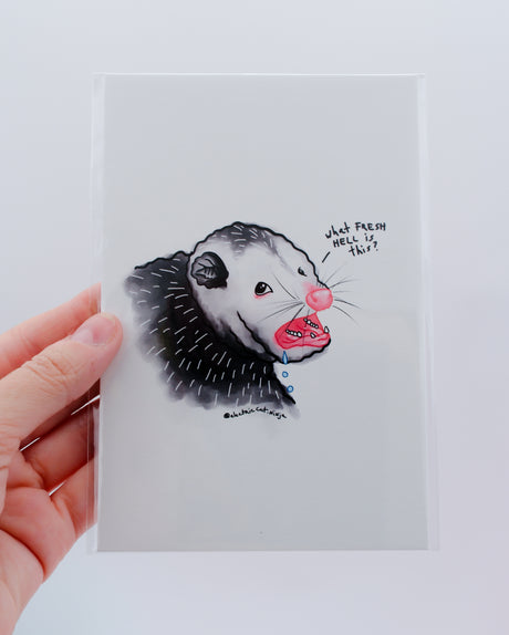 possum small print by electric cat