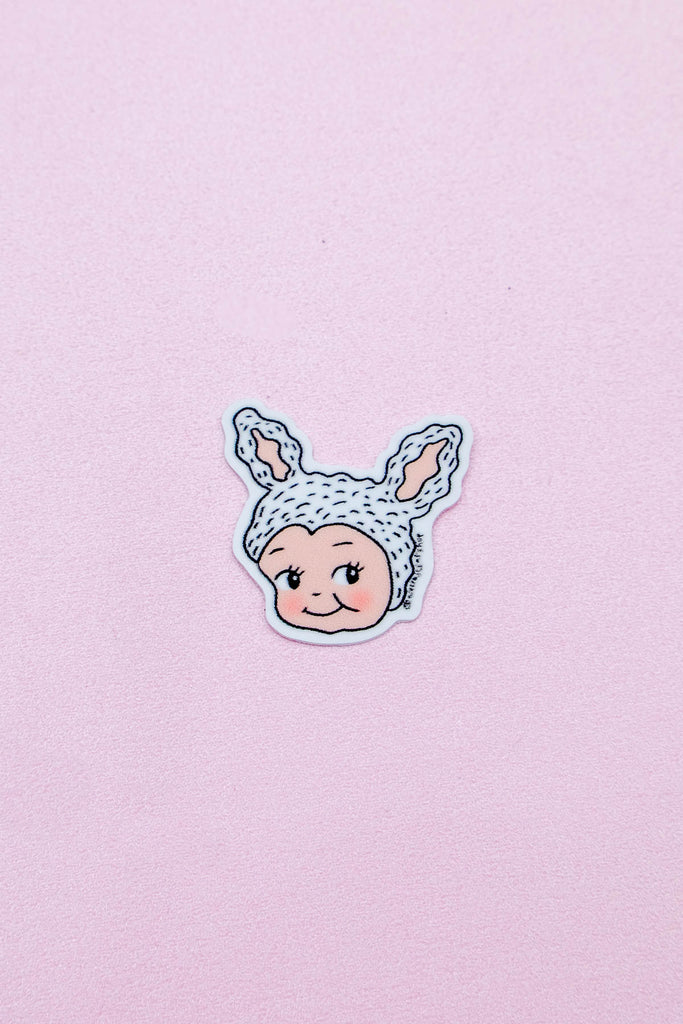 Bunny Sticker by electric cat