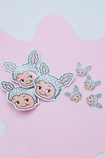 Bunny Sticker by electric cat