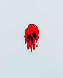 Drippy Skull Sticker